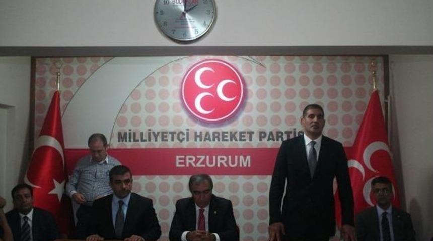 Mhp Erzurum İl Teşkilatında Bayramlaşma