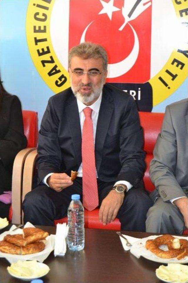 Bakan Yıldız&rsquo;dan Gazeteciler Cemiyeti ne Ziyaret 1