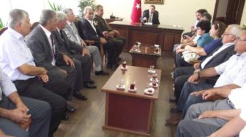 Kulu&rsquo;da Protokol Bayramlaştı