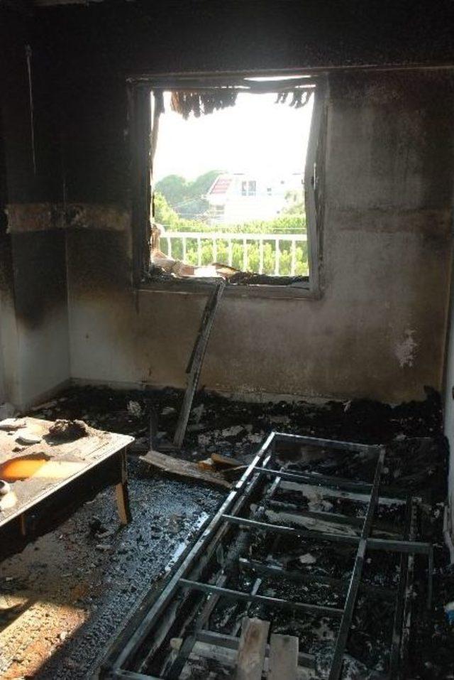 Didim&rsquo;de Ev Yangını Korkuttu 1