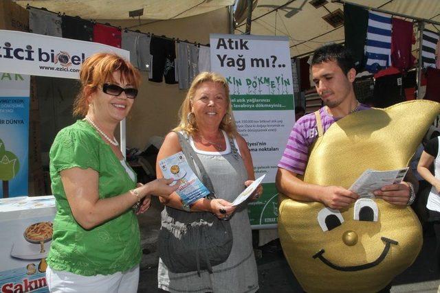 Konak Belediyesi'nin Bu Yıl Atık Yağ Toplama Hedefi 150 Ton