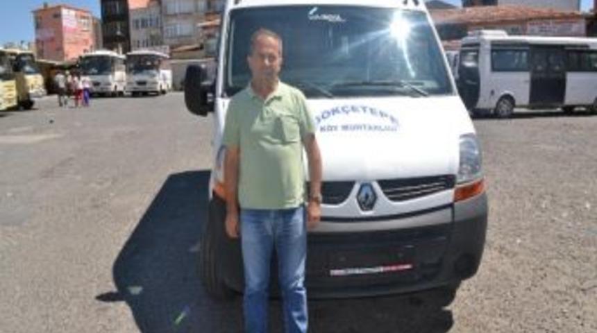 G&ouml;k&ccedil;etepe K&ouml;y&uuml;ne Yeni Otob&uuml;s Alındı