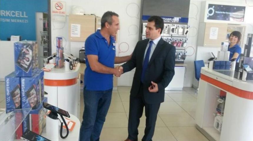 Sincan Emniyet M&uuml;d&uuml;r&uuml; Zafer K&ouml;ksal, Esnaflarla Bayramlaştı