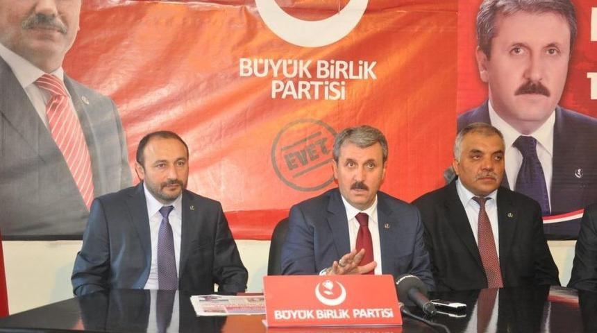 BBP Genel Başkanı Destici, Gaziantep'te