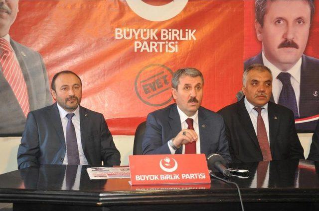 BBP Genel Başkanı Destici, Gaziantep'te