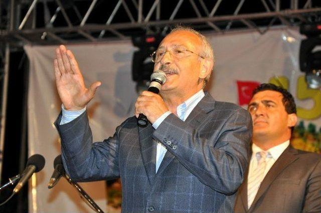 Chp Genel Başkan Kılıçdaroğlu, Zara Bal Festivaline Katıldı