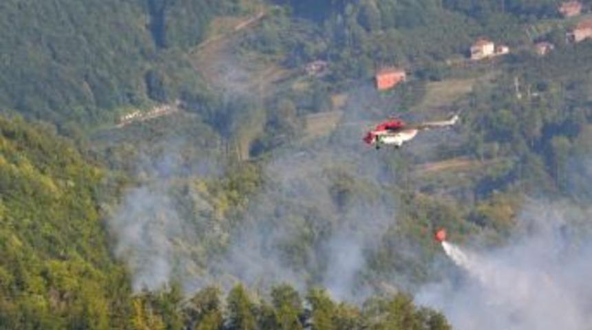 Uludağ K&ouml;y&uuml;'nde Orman Ikinci Kez Alevlere Teslim Oldu