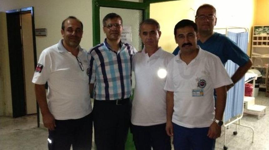 Sağlık M&uuml;d&uuml;r&uuml; Tekin&rsquo;den Bayramda Hastanelere Ziyaretler