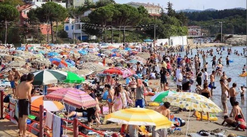 Kocaeli Sahilleri Bayramda Doldu Taştı