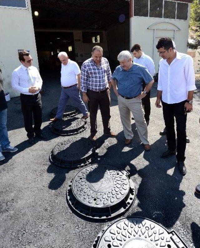 Başkan Akaydın Boğaçayı Atölyeleri’ndeki Çalışmaları İnceledi