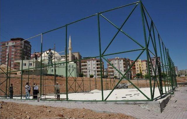 Karaköprüye Yeni Sosyal Alanlar Kazandırılıyor