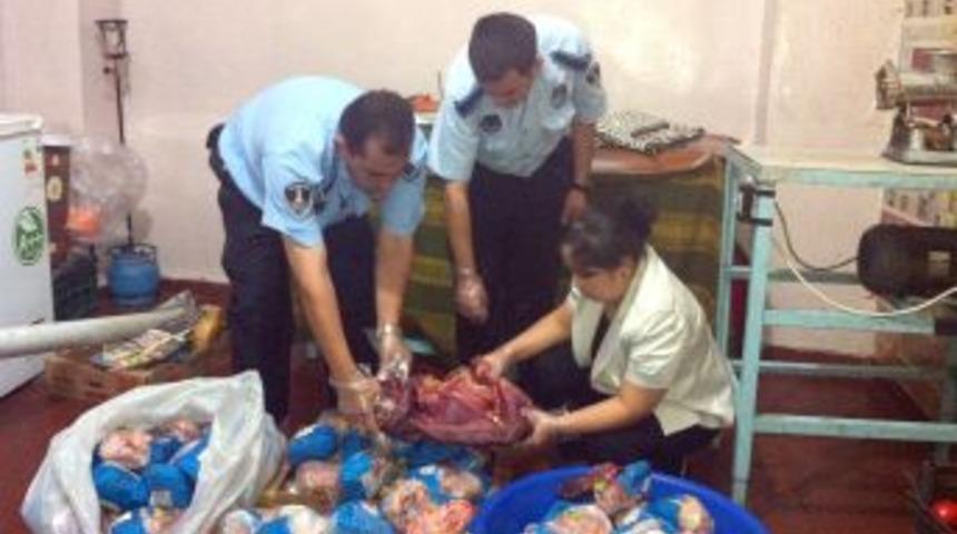 Şahinbey'de 87 Kilo Bozuk Ete El Konuldu