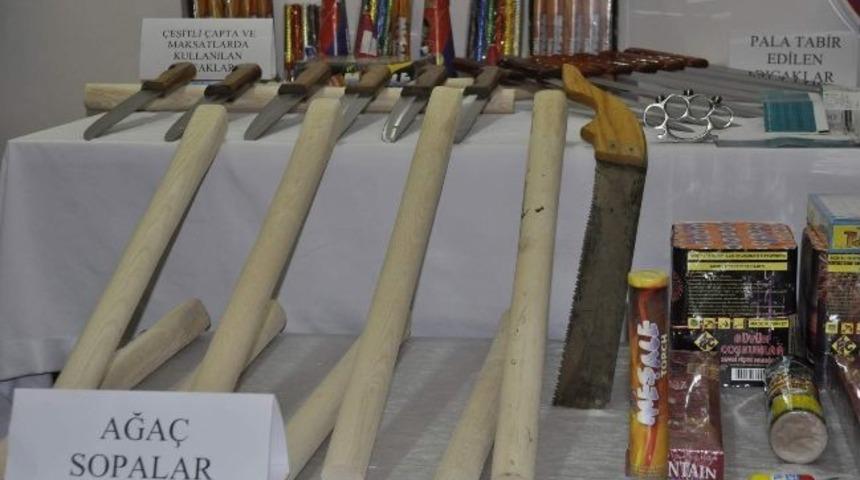 S&uuml;per Kupa &Ouml;ncesinde Ele Ge&ccedil;irilen Malzemeler Sergilendi