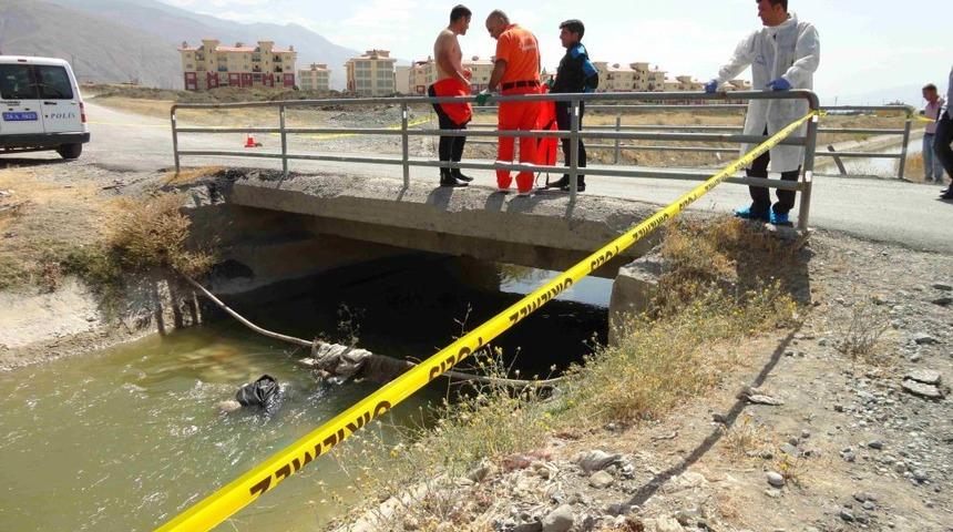 Sulama Kanalında Ceset Bulundu