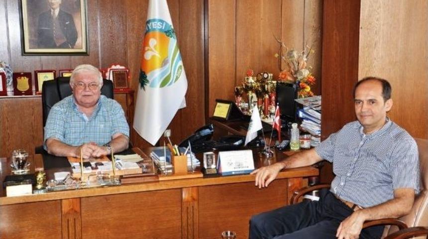Kaymakam Tun&ccedil;&rsquo;dan Başkan İnceoğlu&rsquo;na Veda Ziyareti