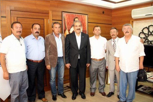 Sivas Derneklerinden Başkan &Uuml;rg&uuml;p&rsquo;e Ziyaret 1