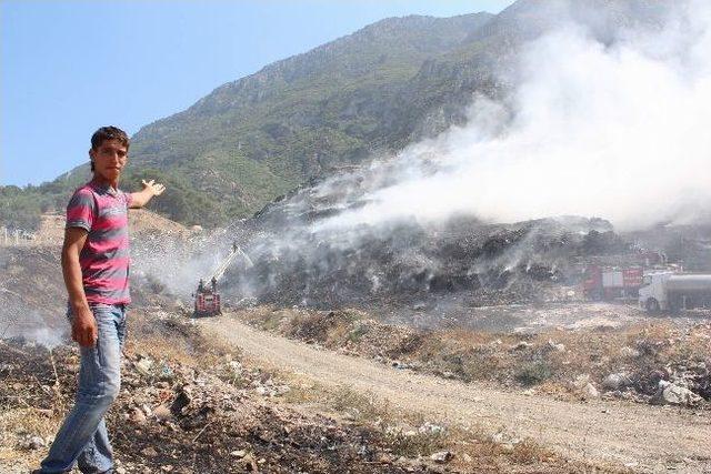 Şehir Çöplüğünde Çıkan Yangın Kontrol Altına Alındı