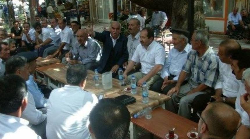 Milletvekili &Ouml;z, Ak&ccedil;adağ&rsquo;da Ziyaretlerde Bulundu