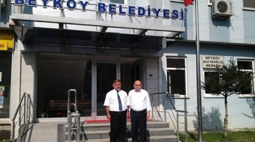 Vali Yılmaz&rsquo;dan Beyk&ouml;y Belediyesine Veda Ziyareti