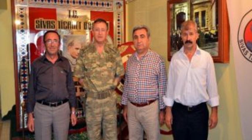 Tuğgeneral Mustafa İlter&rsquo;den, Ticaret Borsası&rsquo;na Veda Ziyareti