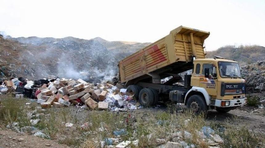 Sivas&rsquo;ta 275 Bin Paket Ka&ccedil;ak Sigara İmha Edildi