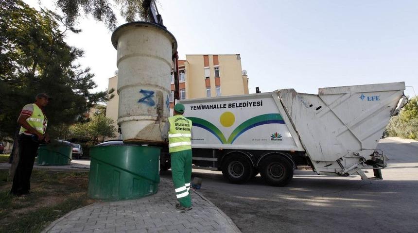 Yenimahalle&rsquo;de &Ccedil;&ouml;pler Yer Altına Indi