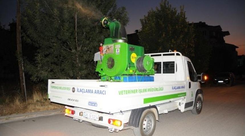 Tepebaşı&rsquo;nda İla&ccedil;lama &Ccedil;alışmaları