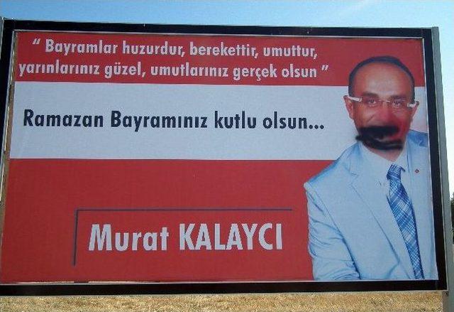 Didim’de Chp’li Aday Adayından Bilbord Tepkisi