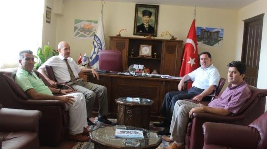 Kaymakam Balaban&rsquo;dan Başkan Zenbilci&rsquo;ye Veda Ziyareti