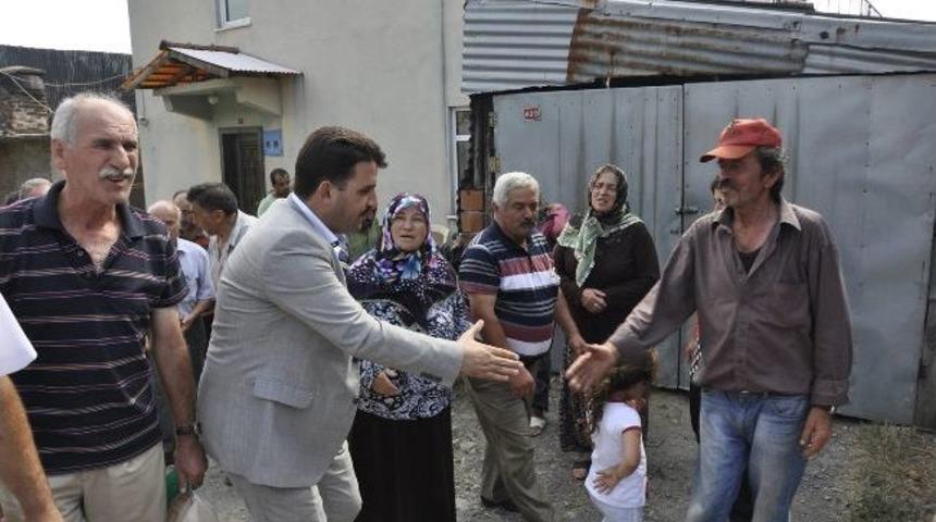 Ak Parti İl&ccedil;e Başkanı Korubaşı Mahallesi&rsquo;nde İnceleme Yaptı