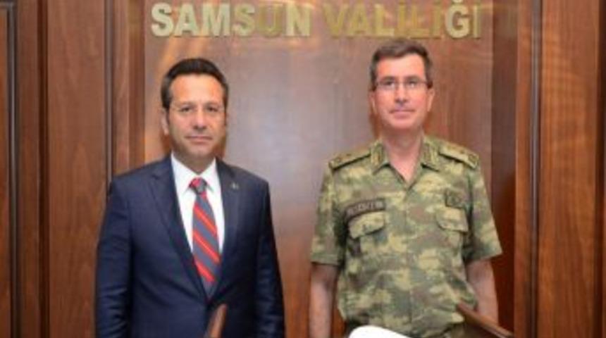 Garnizon Komutanı G&ouml;ktan Veda Ziyaretine Başladı