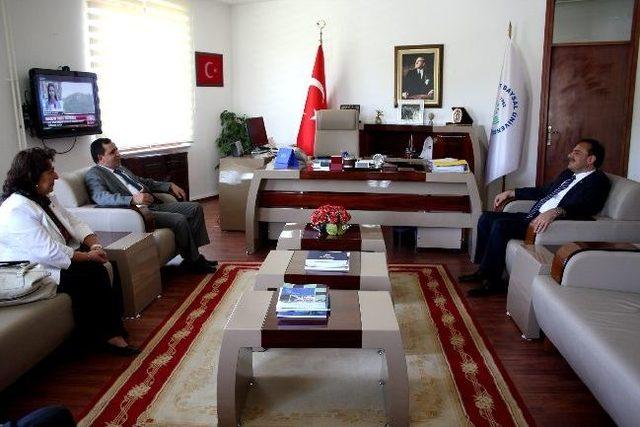 Bolu Tso Heyetinden Aib&uuml; Rekt&ouml;r&uuml;ne Ziyaret 1