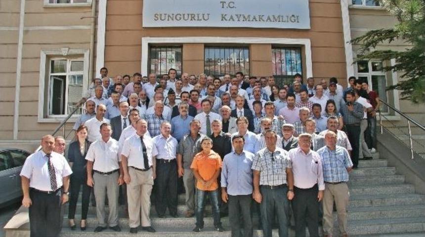 Kaymakam Şahin, Sungurlu'ya Veda Etti