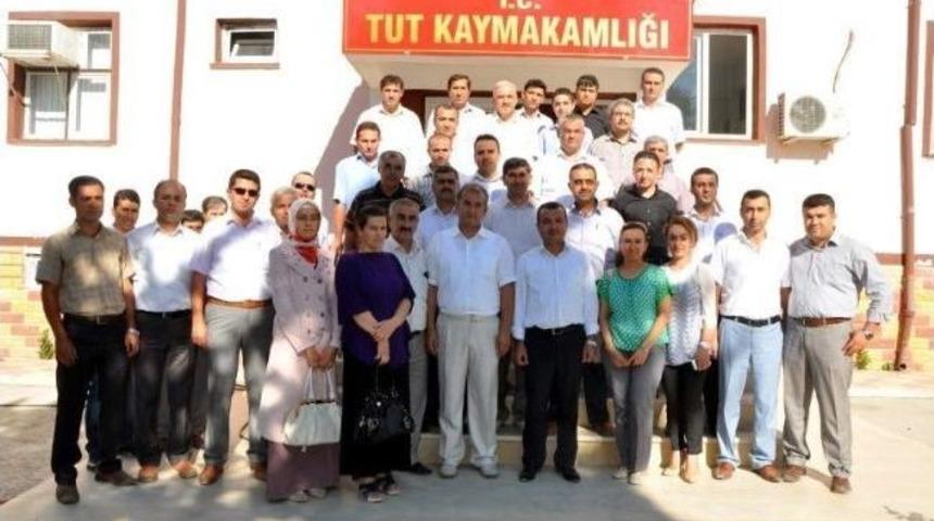 Tut Kaymakamı Vedalaştı