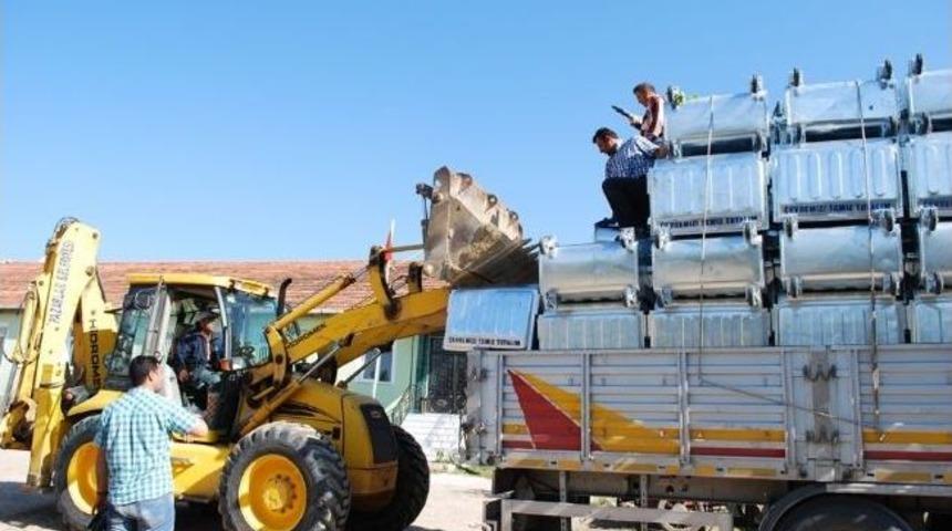 Pazarlar&rsquo;da &Ccedil;&ouml;p Konteynırlar Yenileniyor