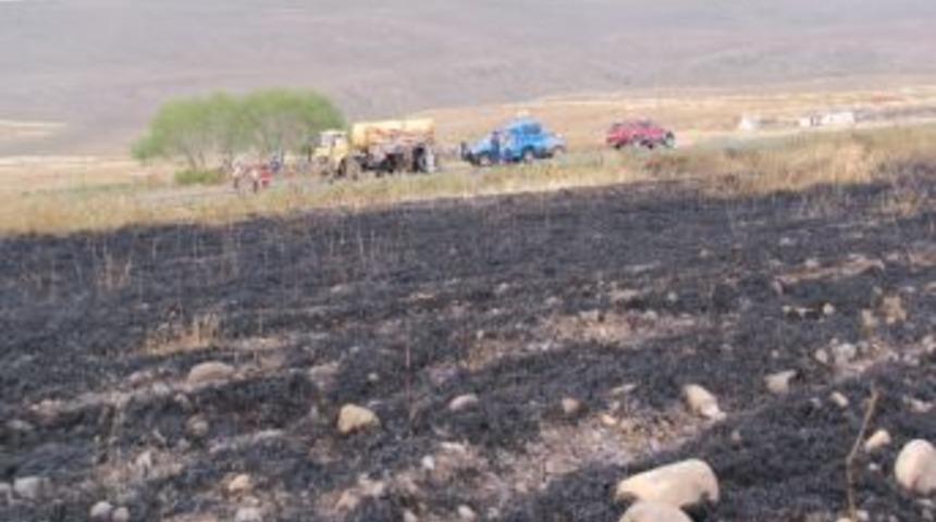 &Ccedil;ıldır'da İki Tarla K&uuml;l Oldu