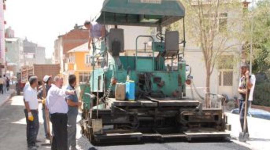 Suluova'da Asfalt &Ccedil;alışmaları