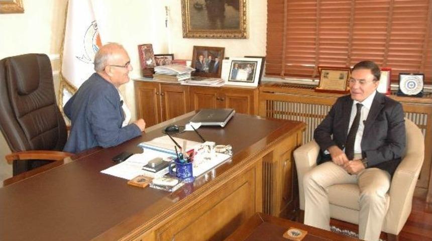 Mesut Taner Gen&ccedil;&rsquo;ten Başkan Yılmaz&rsquo;a Veda Ziyareti