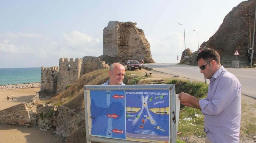 Sinop Belediyesinden Boğulmauyarısı