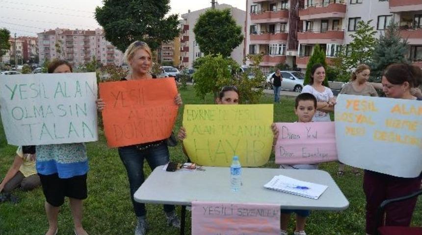 Yeşil Alan İ&ccedil;in İmza Kampanyası