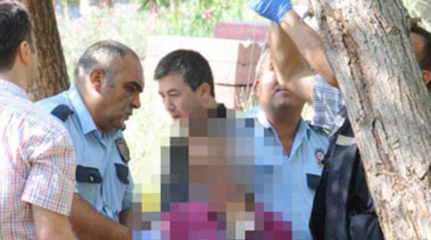 &Ccedil;ocuk parkında kendisini astı