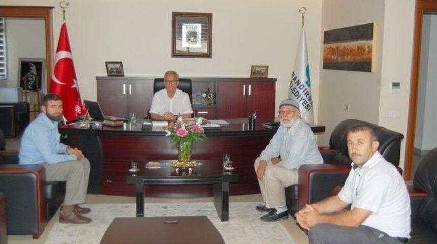 Gen&ccedil; Osman Camii Y&ouml;neticilerinden Başkan Pekel'e Ziyaret