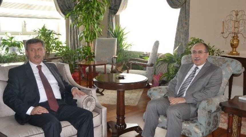 K&uuml;tahya Ve Afyon Valilerinden Vali Savaş'a Ziyaret