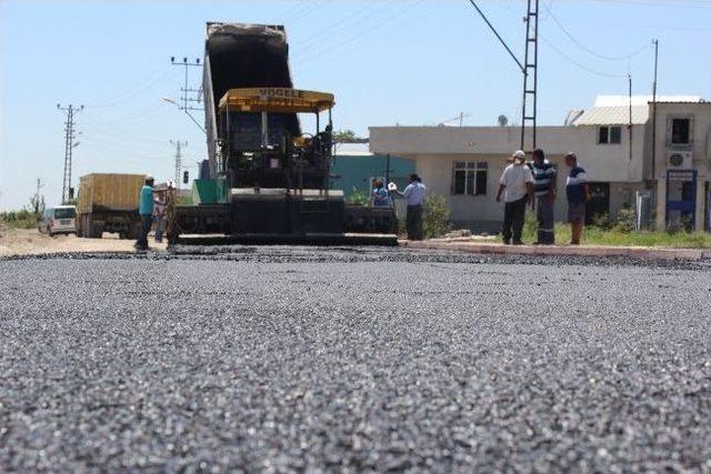 Sarıçam'da Asfalt Çalışması