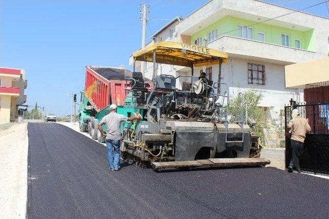 Sarıçam'da Asfalt Çalışması