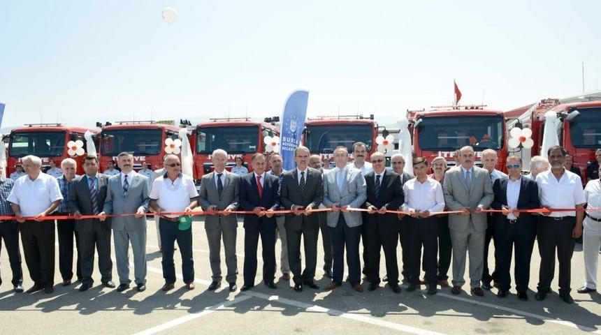 Bursa Itfaiye Filosuna 28 Yeni Ara&ccedil; Daha Eklendi