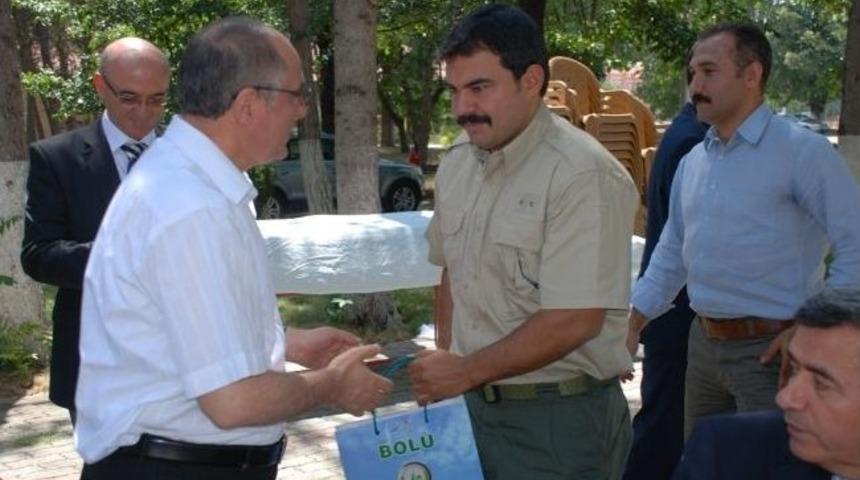 Bolu’da Kaymakamlara Veda Yemeği Verildi