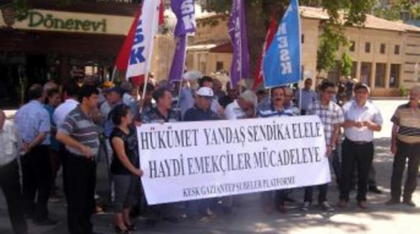Kesk Gaziantep Şubeler Platformundan Toplu S&ouml;zleşmeye Tepki