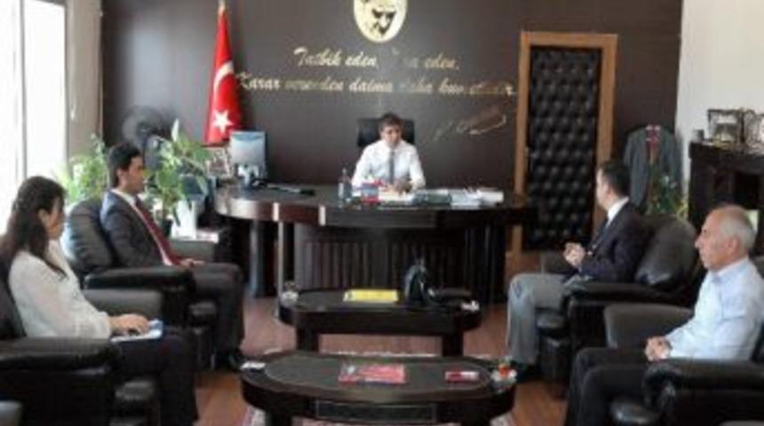 Oran Temsilcilerinden Kaymakam Turan&rsquo;a Ziyaret