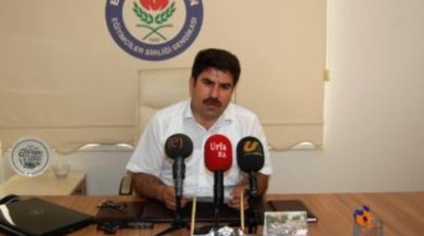 Eğitim-bir-sen Şanlıurfa Şube Başkanı İbrahim Coşkun: